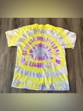 Handmade Lemon Yellow Tie Dye size Large